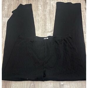 Victoria's Secret Pajama Lounge Pants Women L Black Soft Sleepwear Bottoms